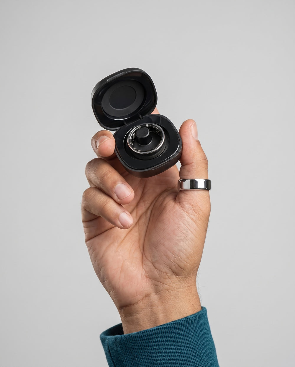 Smart Ring Fitorb con smartphone