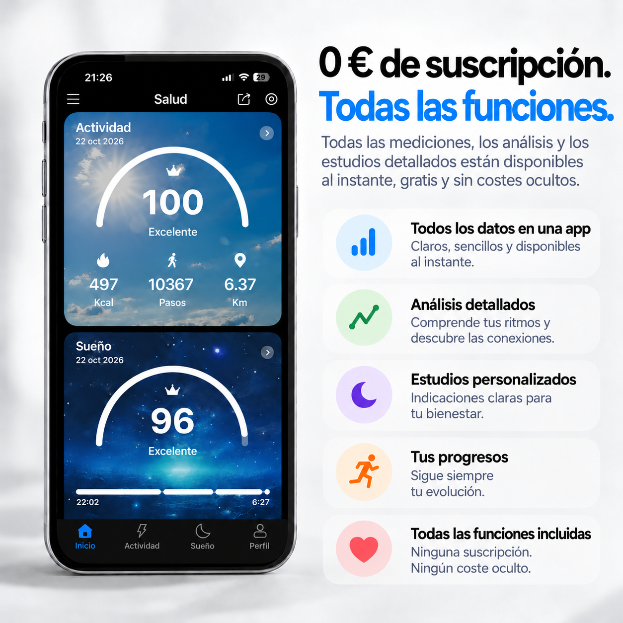 Todas las funciones sin suscripción