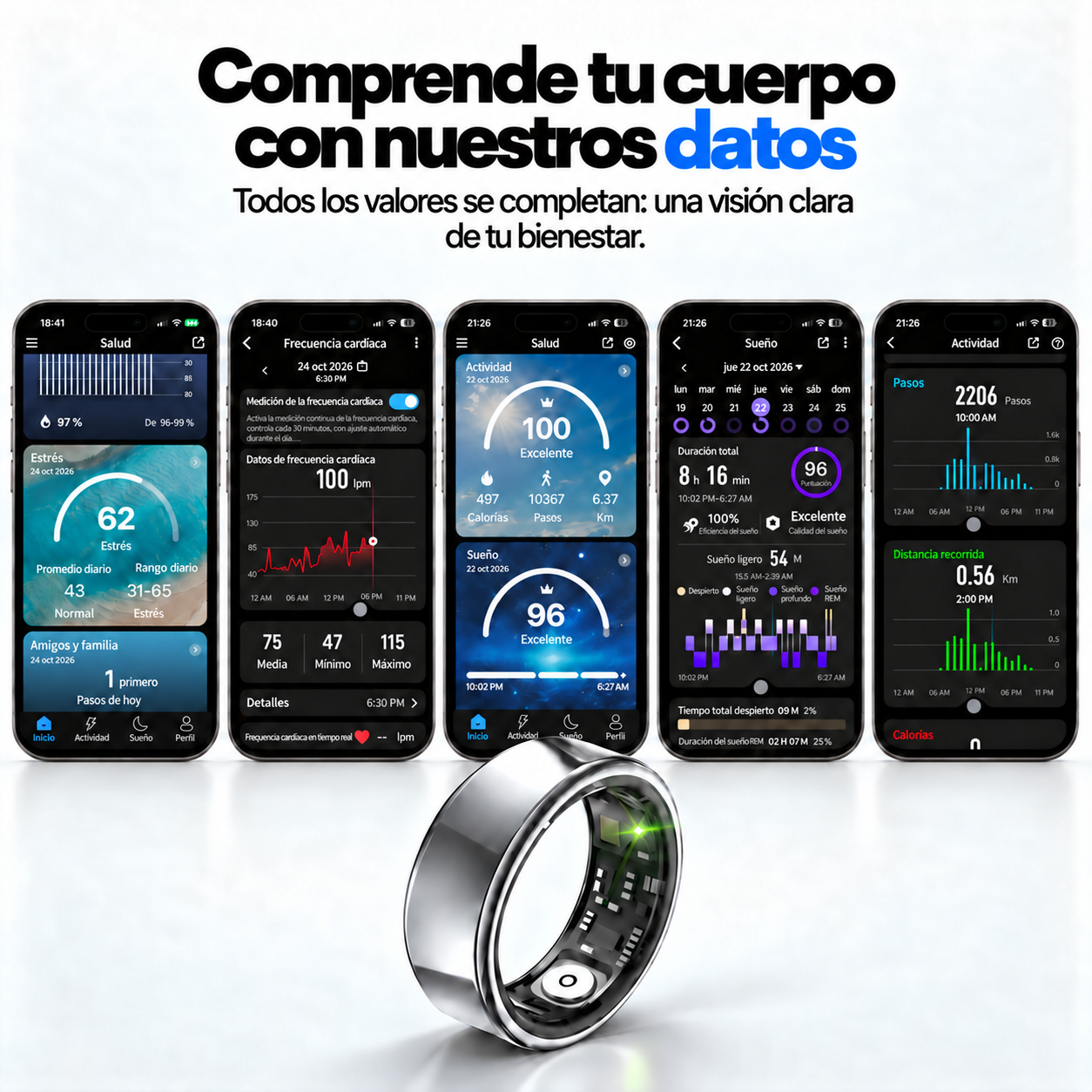 Tus datos de salud en la app Fitorb
