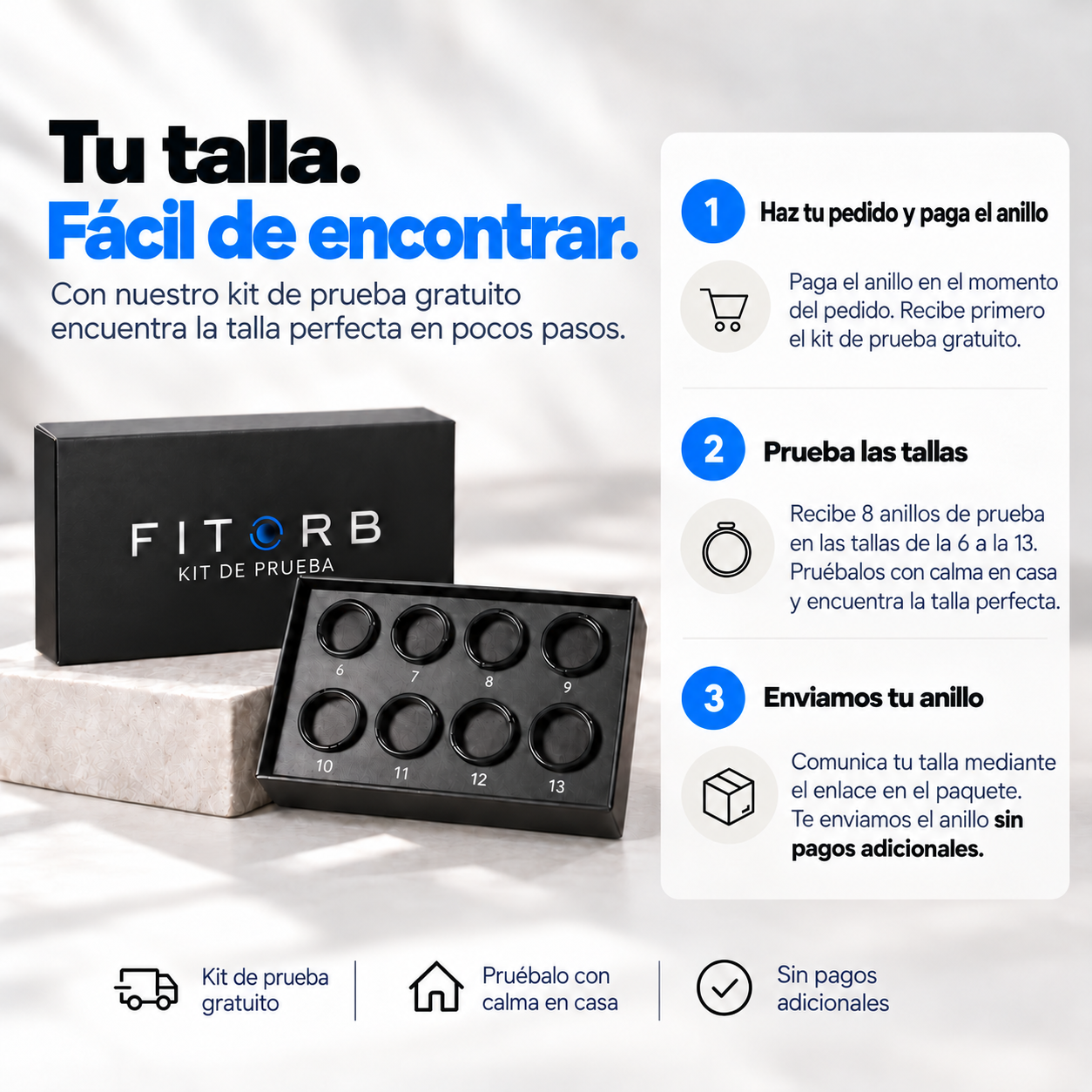 Encuentra tu talla fácilmente